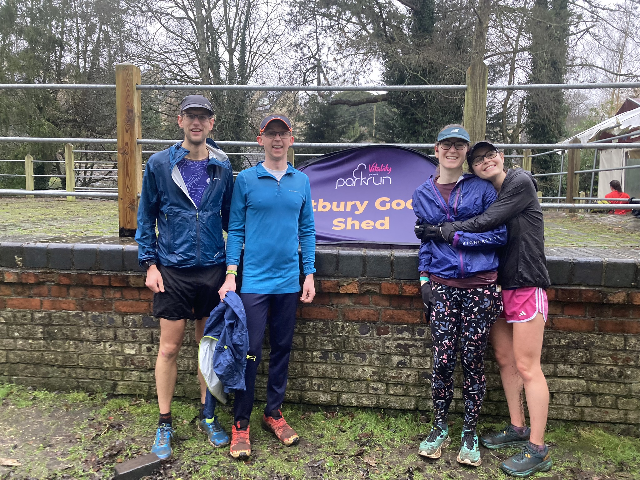 New Years Day parkrun at Tetbury Good Shed